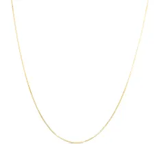 14K Yellow Gold Adjustable Snake Chain Necklace