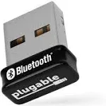 Plugable USB Bluetooth Adapter for PC, Bluetooth 5.0 Dongle, Compatibl