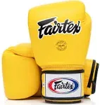 Fairtex BGV1 Muay Thai Boxing Glove - Solid Colors Yellow 6oz