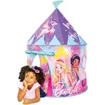 Barbie Pop Up Castle - Dreamtopia Pink Princess Play Tent for Kids | Folds Into Carrying Case - Sunny Days Entertainment