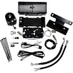 Ultracool - Oil Cooler Kit - Black - 3.0 Below Regulator Mount Oil Cooler with Fan Kit for FLH - RF-2G