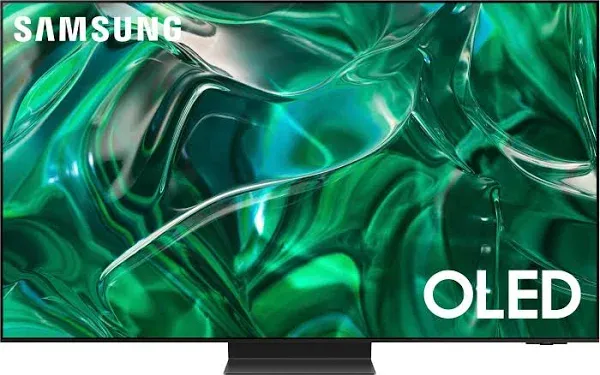 Samsung QN55S95CAFXZA 55 Inch Ultra Slim 4K Quantum HDR OLED Smart TV with a Medium Full Motion Mount for 32 Inch-65 Inch Compatible TV's and HDTV Screen Cleaner Kit (2023)