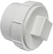 Canplas 414274BC PVC Sew 4 Cleanout with Plug