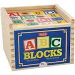 Schylling Alphabet Wood Blocks, Set of 48