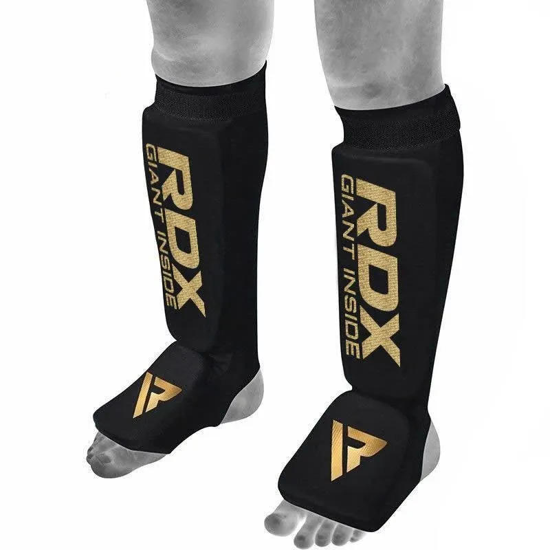 Muay Thai Shin Guards by RDX, MMA, Kickboxing Shin Guards, Karate Sparring Gear