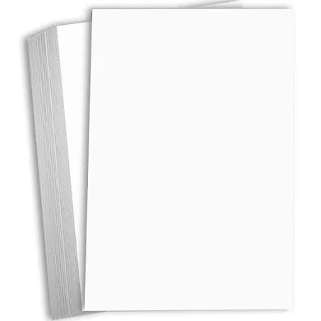 White Cardstock Thick 11x17 Paper - Heavy Weight 100 lb Cover Card Stock 25 Pack