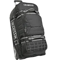 NEW OGIO Rig 9800 Wheeled Rolling Travel Gear Bag Luggage Stealth Black