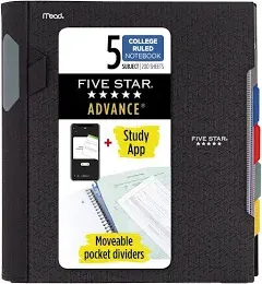 Five Star Advance Wirebound College Ruled Notebook