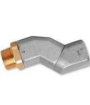 1 Inch NPT Fuel Hose Swivel 360 Rotating Connector For Fuel Nozzle