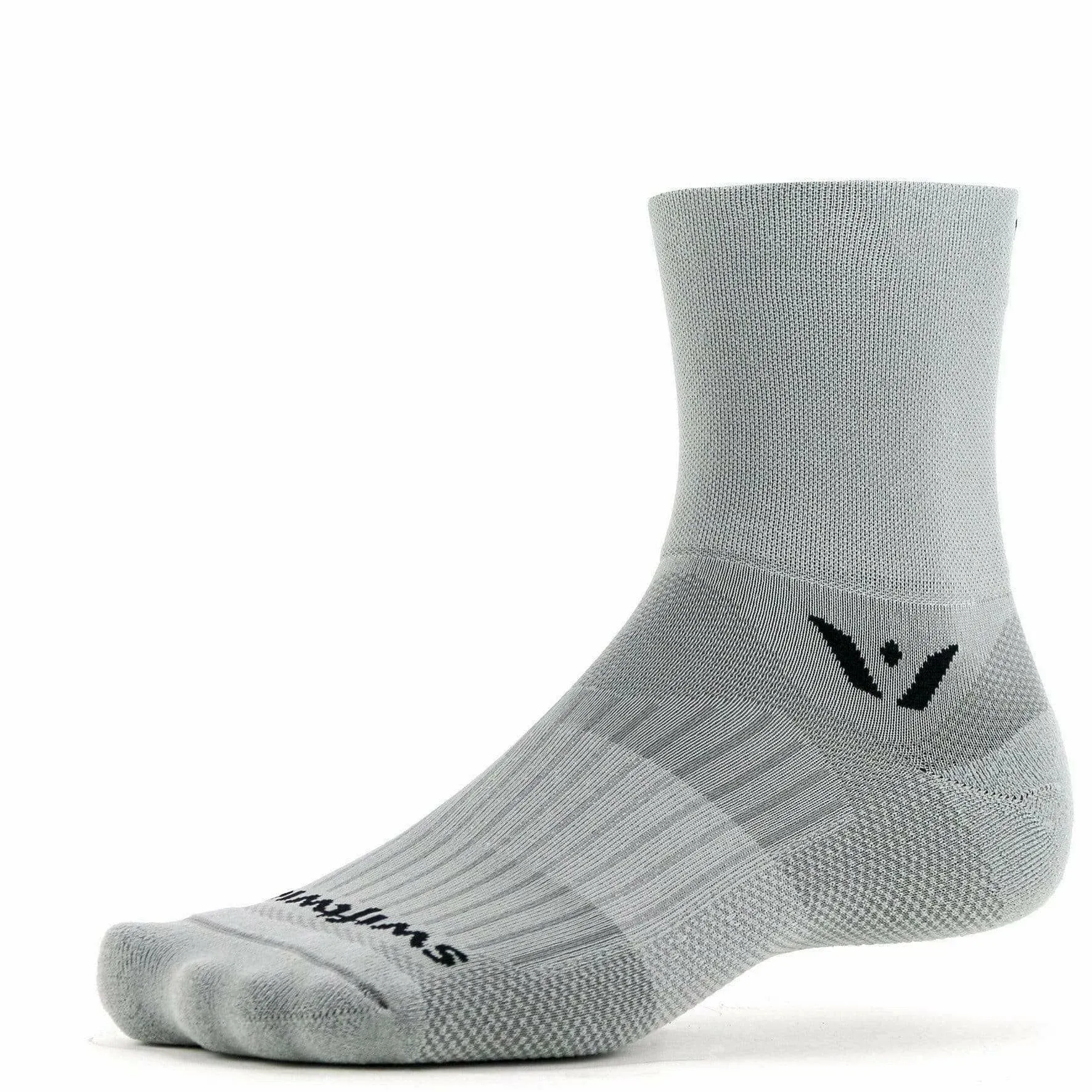 Swiftwick Aspire Four Socks (Pewter) (S) 