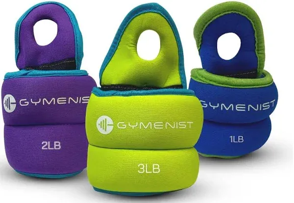 Gymenist Wrist Weights with Hole for Thumb