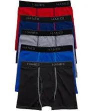 Hanes Boys 5-Pack Boxer Briefs