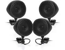 BOSS Audio Systems MCBK475BA 3 Inch Motorcycle Speakers - Built-in Black 