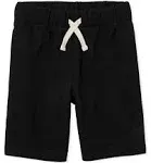 Kids French Terry Shorts - Black