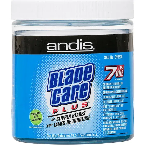 ANDIS 7 in 1 CLIPPER BLADE CARE PLUS DIP/WASH Cleaner,Coolan<wbr/>t,Lube*Also For Wahl