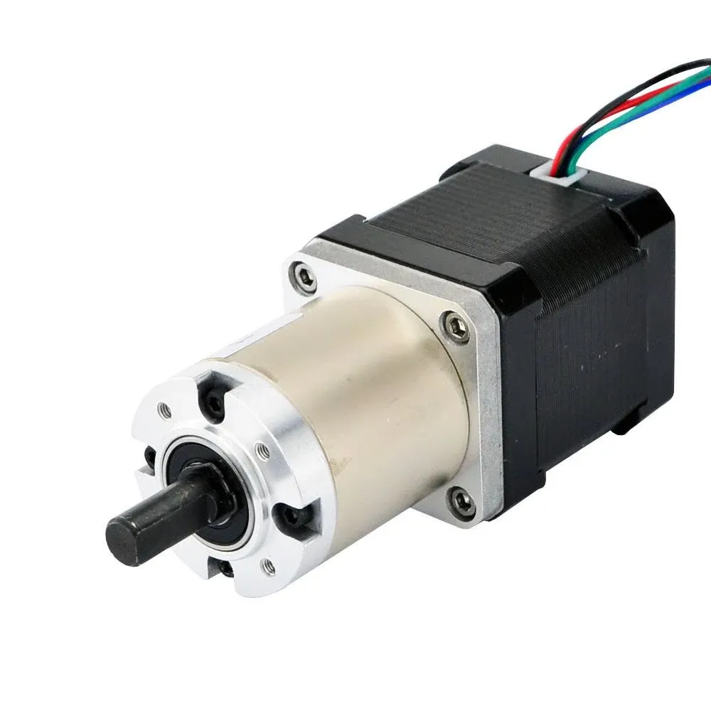 STEPPERONLINE 100:1 PLANETARY Gearbox NEMA 17 Stepper Motor Low Speed High Torqu