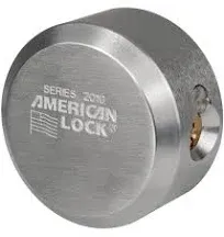 American Lock A2010 Rekeyable 6- Flat Back Hidden Shackle Padlock