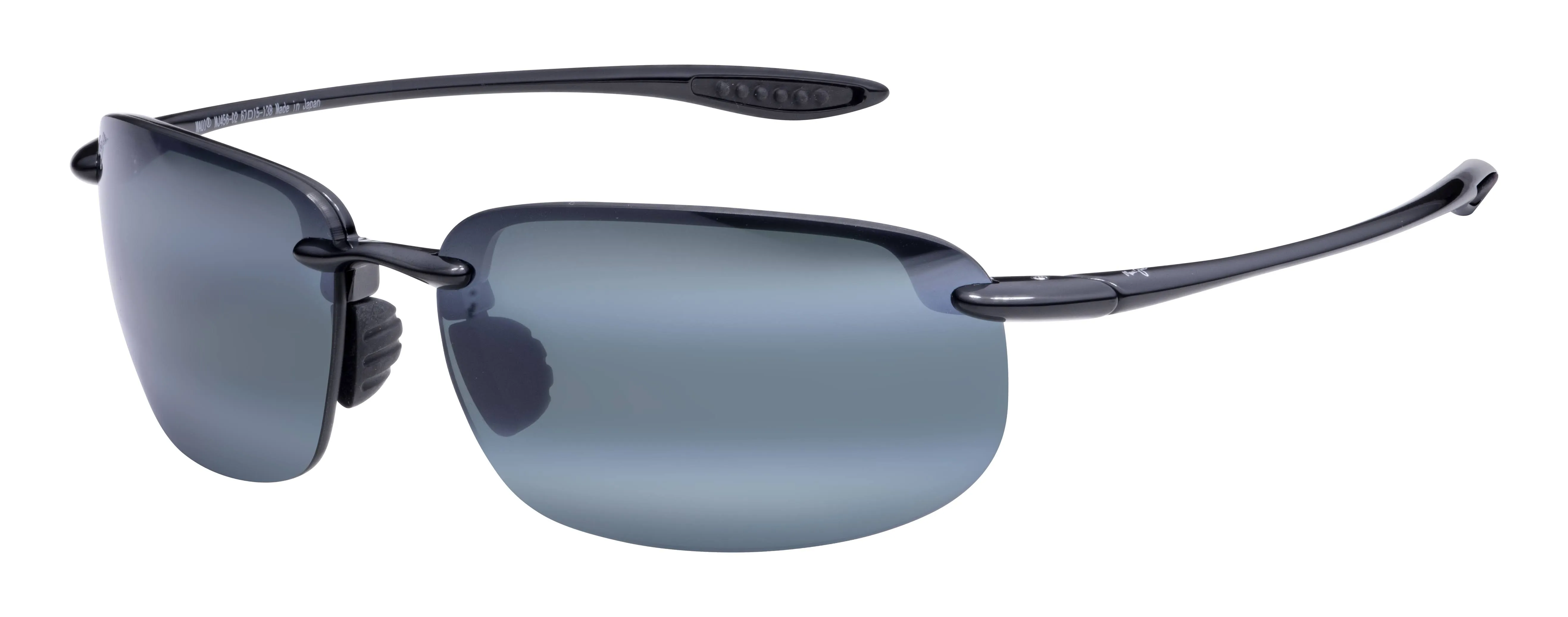 Maui Jim Ho'okipa XLarge Black Gloss Sunglasses