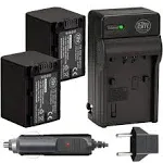 BM NP-FV70 2 Batteries &amp; Charger for Sony HDR-PJ275 HDR-PJ340 PJ540 PJ670 PJ810