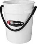 Shurhold Worlds Best Rope Handle Bucket - 5 Gallon - White [2451]