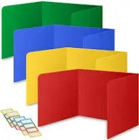 16-Pack Desk Dividers for Students