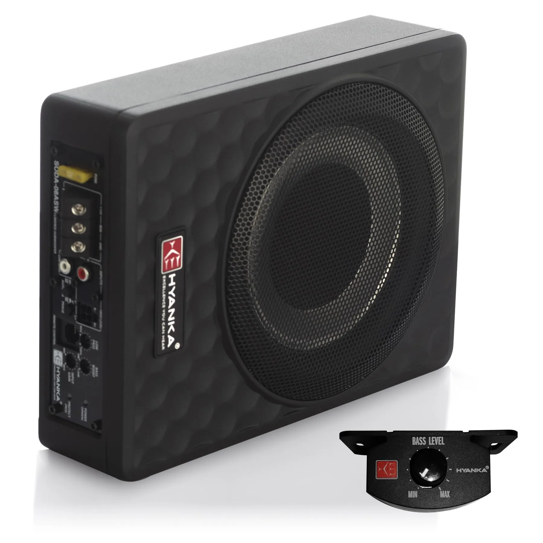 H Yanka Soda-08asw 400w 8 Inch Compact Underseat Car Subwoofer With Built-in Amp