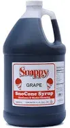 Snappy Popcorn Snow Cone Syrup; Blue Raspberry