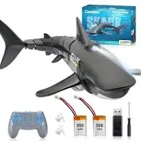 2.4G Remote Control Shark Toy 1:18 Scale High Simulation Shark Shark for Swimmin