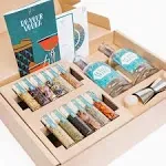 DO YOUR VODKA | DIY Cocktail Infusion Kit | Cocktail Making Kit | Father's Day, Anniversary, or Birthday Gift for Him | Gift for Men & Women | Cocktail Mixers | Bartender Gift Basket | 12 Natural Botanicals | 2 Glass Bottles & Recipe Guide