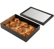 Restaurantware Cater Tek 17.9 x 12.3 x 3.2 inch Baked Goods Boxes Greaseproof Pastry Boxes