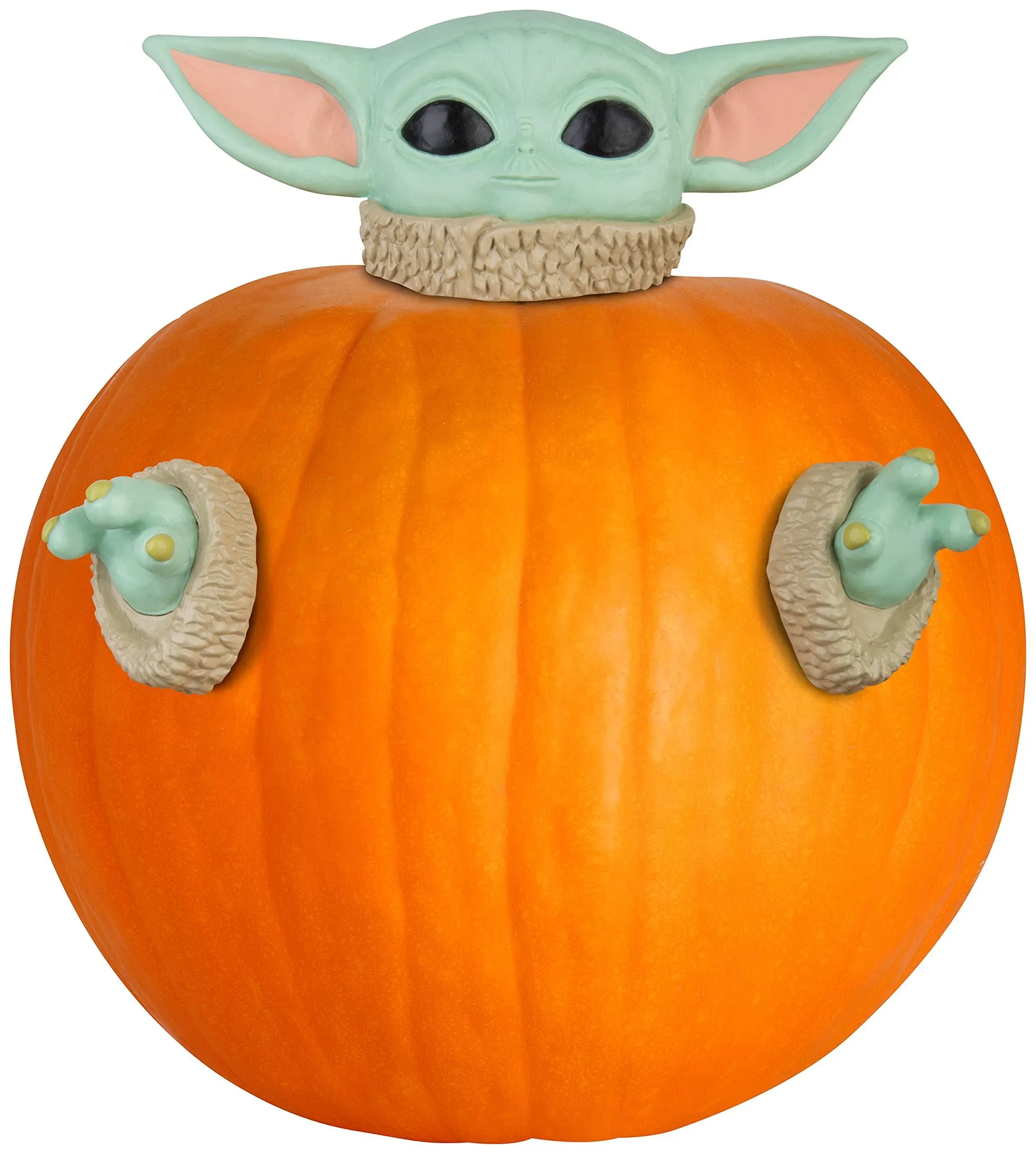 Halloween Disney Star Wars Mandalorian The Child Pumpkin Push In 4Pc Head Arms