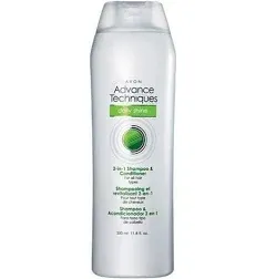 AVON Advance Techniques Daily Shine 2 in 1 Shampoo &amp; Conditioner  11.8 oz Dist&#039;d