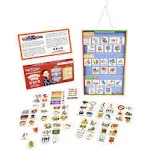 Visual Schedule for Kids Deluxe Bundle: Magnetic Daily Calendar &amp; Weekly Prog...