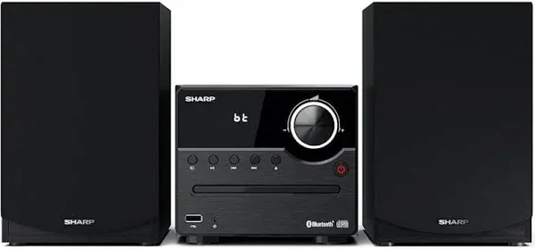 Sharp XL-B512 Micro Component Wireless Bluetooth Audio Streaming &amp; CD Player Sp-