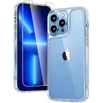 TAURI 5 in 1 for iPhone 13 Pro Case Crystal Clear