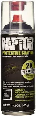 Raptor Black UP4883 Bedliner 13.02 Oz 2K Fl (Pack of 1), 