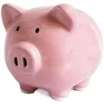 KOHIENWO Piggy Bank,Child to Cherish Ceramic Pig Money Piggy Banks for Boys Girls Kids