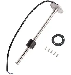 100TECH Fuel Sending Unit 240-33 ohms 11"(280mm） Marine for Boat Vehicle Truck RV Fuel Tank Sending Unit Fuel Water Level Sending Unit Fuel Gas Sender Fuel Water Level Sensor Fuel Gauge Sending Unit