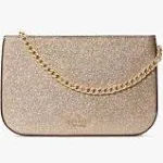 New - Kate Spade Glimmer Glitter Pochette 5.4"H X 8.4"W X 1"D KS35