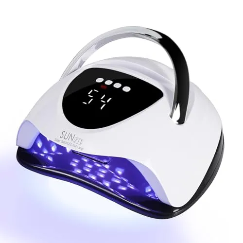 Wevili 208W UV LED Nail Lamp Faster Nail Dryer Gel Polish Light for Hands & Feet