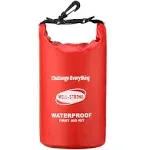 Dual Waterproof First Aid Kit Boat Emergency Kit with Buckles for Fishing Kayaki