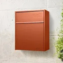 Wall Mount Mailbox - Large, Anti-Theft Locking Mailbox, Weatherproof Dill Green