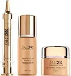 GLO24K Eye Care Set with Our 24K Instant Facelift Cream, Eye Treatment Cream, and Eye Serum.