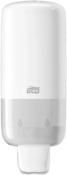 Tork® Foam Skincare Manual Dispenser, 1 L Bottle; 33 oz Bottle, 4.45 x 4.13 x 11.26, White, 4/Carton