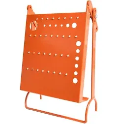 Ladder Platform Accessory, Anti-Slip Orange, 400lb Rating