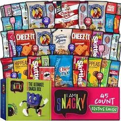 I AM Snacky - Fathers Day Snack Box Care Package + Greeting Card - SNACKY&#039;S S...