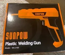 SUNPOW Corded Plastic Welder Tool Kit, Plastic Welding Gun, Portable, Hot Staple