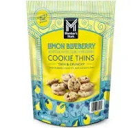 Member&#039;s Mark LEMON BLUEBERRY Cookie Thins, Crunchy White Chocolate Chips 16 oz.