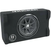 KICKER 48CDF104 Comp12 10" 300w Down Firing Car Subwoofer+Mono Amplifi