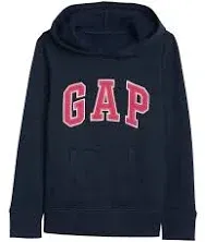 GAP Girls' Logo Hoodie Hooded Sweatshirt